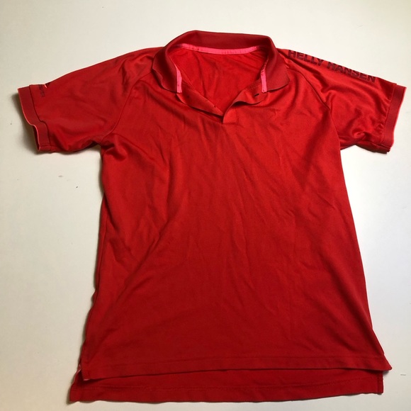 Helly Hansen Other - Helly Hansen Hydropower Red Mens Golf Shirt Large Polo
